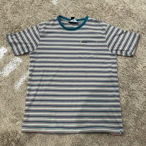 Volcom Youth striped T-Shirt Size YL